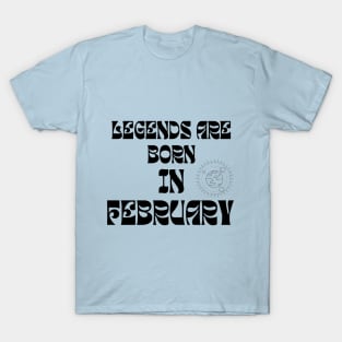 Legends are born in February. Pieces, fish, love, great T-Shirt